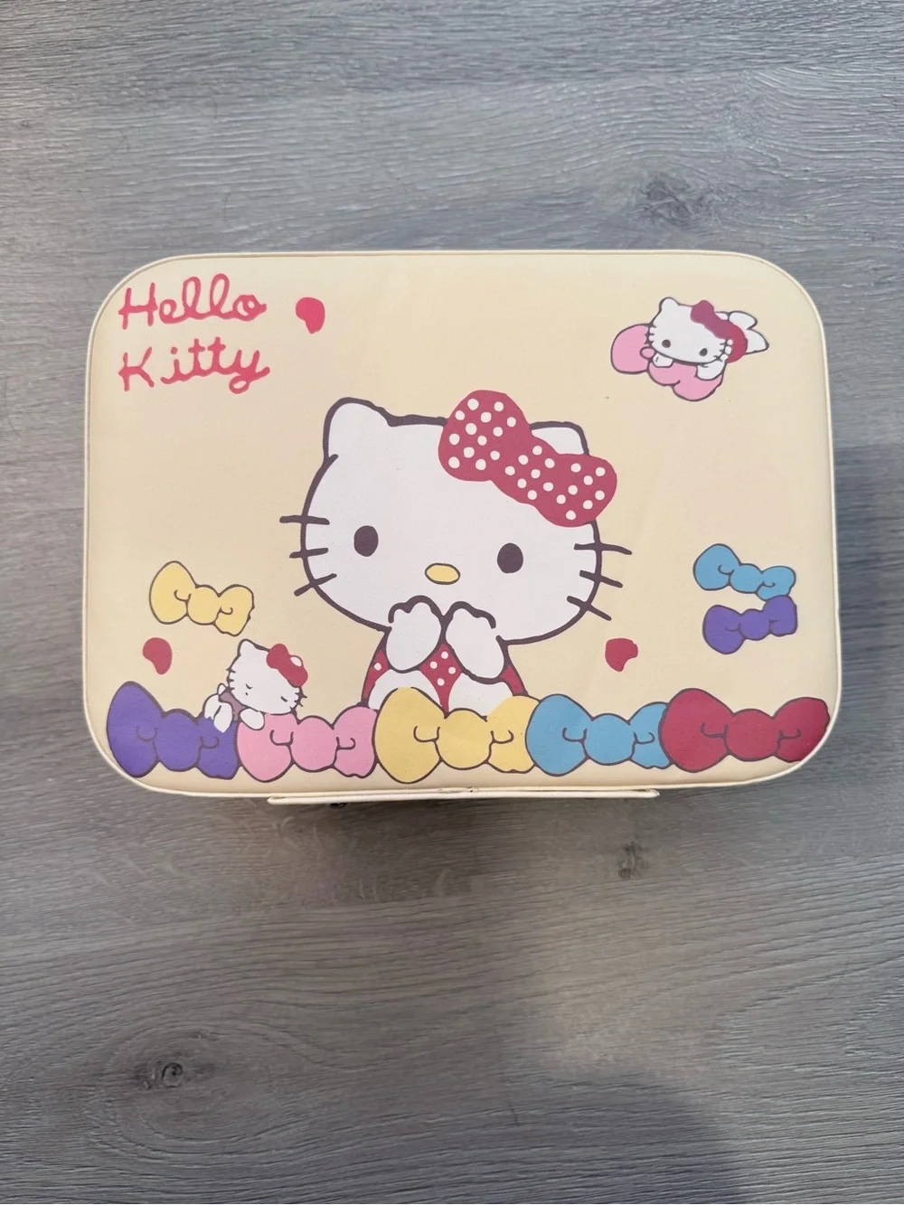 New Hello Kitty train makeup case